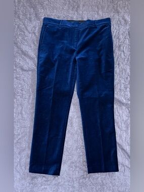 Ann Taylor Navy Blue Velvet Pants